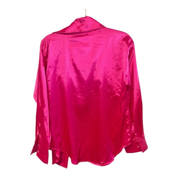 NWT Elegant Pink Wide-Leg Trousers for Versatile Occasions - Picture 4 of 7